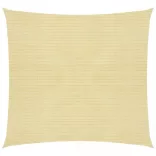 bézs HDPE napvitorla 160 g/m² 5 x 5 m