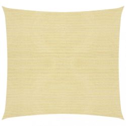 bézs HDPE napvitorla 160 g/m² 6 x 6 m