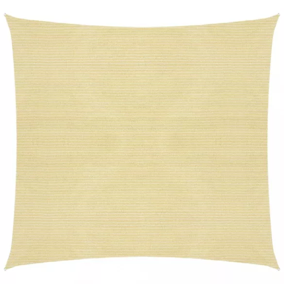 bézs HDPE napvitorla 160 g/m² 7 x 7 m