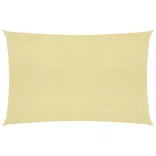 bézs HDPE napvitorla 160 g/m² 2 x 2,5 m