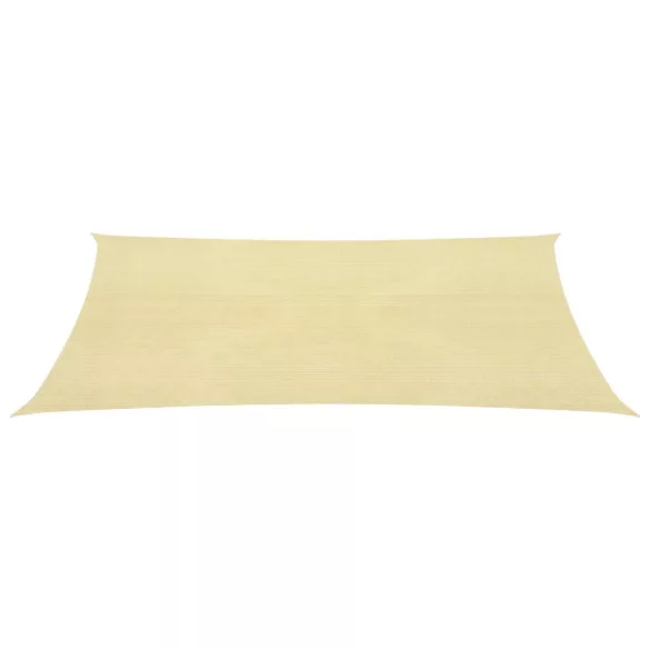 bézs HDPE napvitorla 160 g/m² 2 x 2,5 m