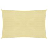 bézs HDPE napvitorla 160 g/m² 2 x 3 m