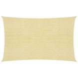 bézs HDPE napvitorla 160 g/m² 2 x 4,5 m