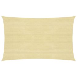 bézs HDPE napvitorla 160 g/m² 2 x 4,5 m