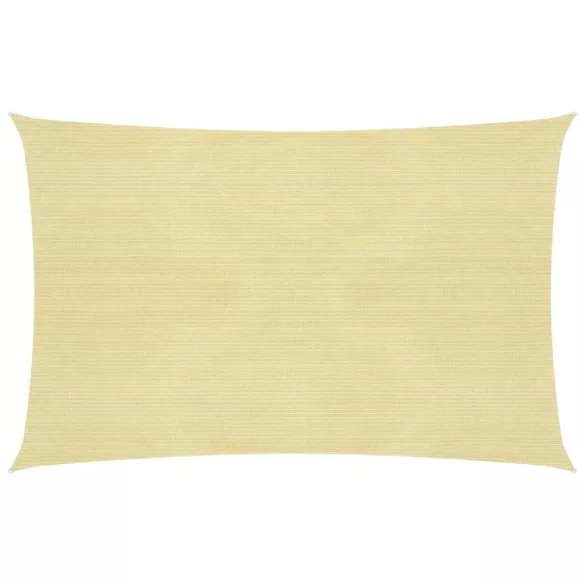 bézs HDPE napvitorla 160 g/m² 2,5 x 3 m