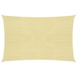 bézs HDPE napvitorla 160 g/m² 2,5 x 3,5 m