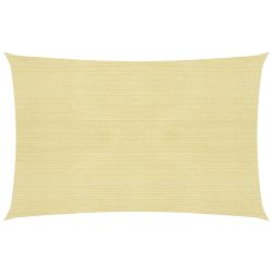 bézs HDPE napvitorla 160 g/m² 2,5 x 3,5 m