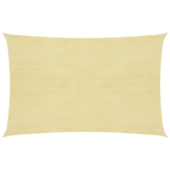 bézs HDPE napvitorla 160 g/m² 2,5 x 3,5 m