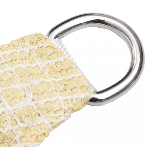 bézs HDPE napvitorla 160 g/m² 2,5 x 5 m