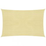 bézs HDPE napvitorla 160 g/m² 3 x 4 m