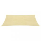 bézs HDPE napvitorla 160 g/m² 3 x 4 m