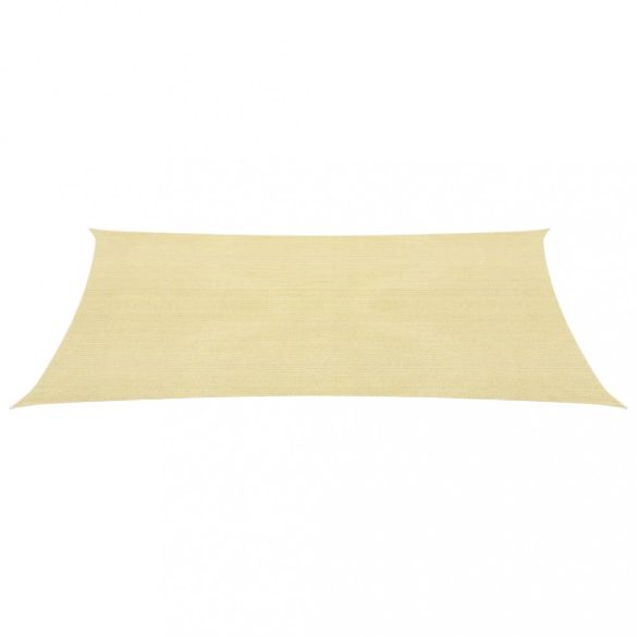 bézs HDPE napvitorla 160 g/m² 3 x 4 m