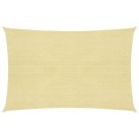 bézs HDPE napvitorla 160 g/m² 3,5 x 5 m