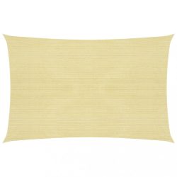 bézs HDPE napvitorla 160 g/m² 4 x 5 m