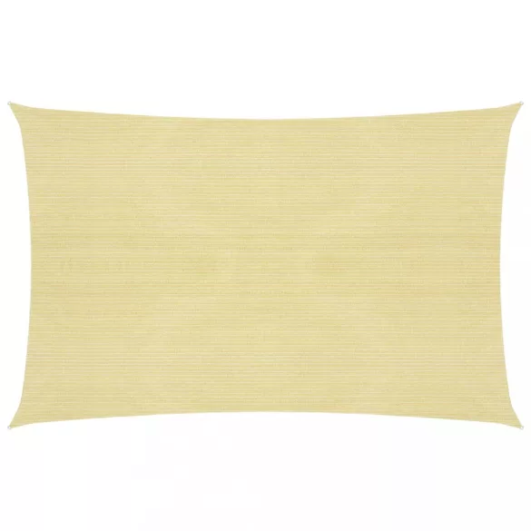 bézs HDPE napvitorla 160 g/m² 4 x 5 m