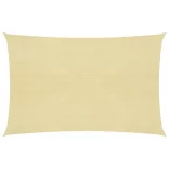 bézs HDPE napvitorla 160 g/m² 5 x 8 m