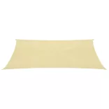 bézs HDPE napvitorla 160 g/m² 5 x 8 m