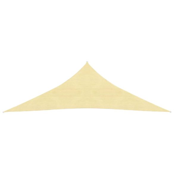bézs HDPE napvitorla 160 g/m² 2,5 x 2,5 x 3,5 m