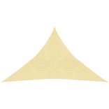 bézs HDPE napvitorla 160 g/m² 3 x 3 x 4,2 m