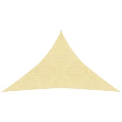bézs HDPE napvitorla 160 g/m² 3 x 3 x 4,2 m