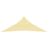 bézs HDPE napvitorla 160 g/m² 3 x 4 x 4 m