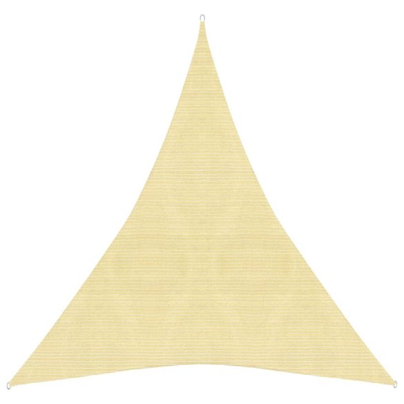 bézs HDPE napvitorla 160 g/m² 4 x 5 x 5 m