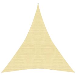 bézs HDPE napvitorla 160 g/m² 5 x 6 x 6 m
