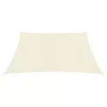 krémszínű HDPE napvitorla 160 g/m² 2,5 x 2,5 m