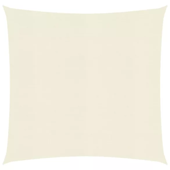 krémszínű HDPE napvitorla 160 g/m² 3 x 3 m