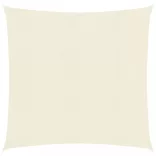krémszínű HDPE napvitorla 160 g/m² 4,5 x 4,5 m