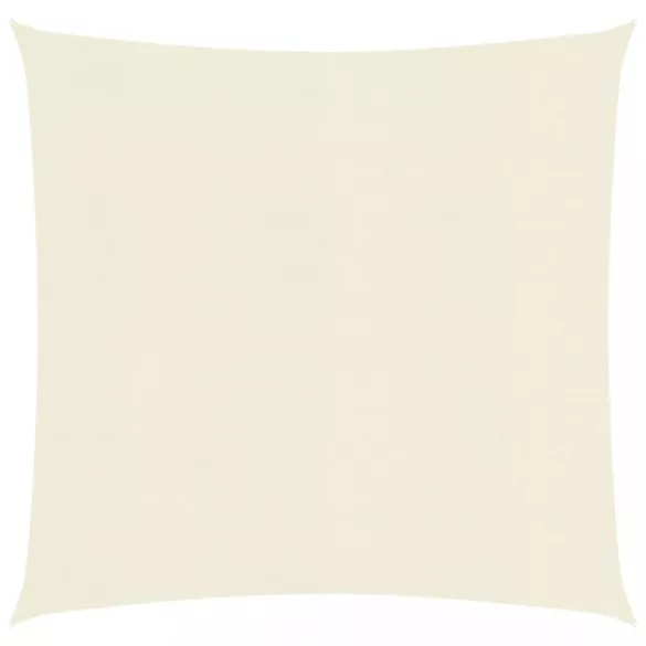 krémszínű HDPE napvitorla 160 g/m² 4,5 x 4,5 m