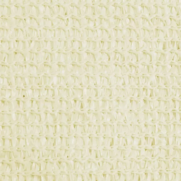 krémszínű HDPE napvitorla 160 g/m² 4,5 x 4,5 m