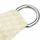 krémszínű HDPE napvitorla 160 g/m² 4,5 x 4,5 m