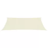 krémszínű HDPE napvitorla 160 g/m² 2 x 4,5 m