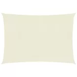 krémszínű HDPE napvitorla 160 g/m² 2,5 x 3,5 m