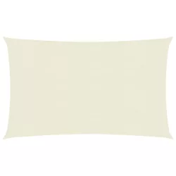 krémszínű HDPE napvitorla 160 g/m² 2,5 x 4,5 m