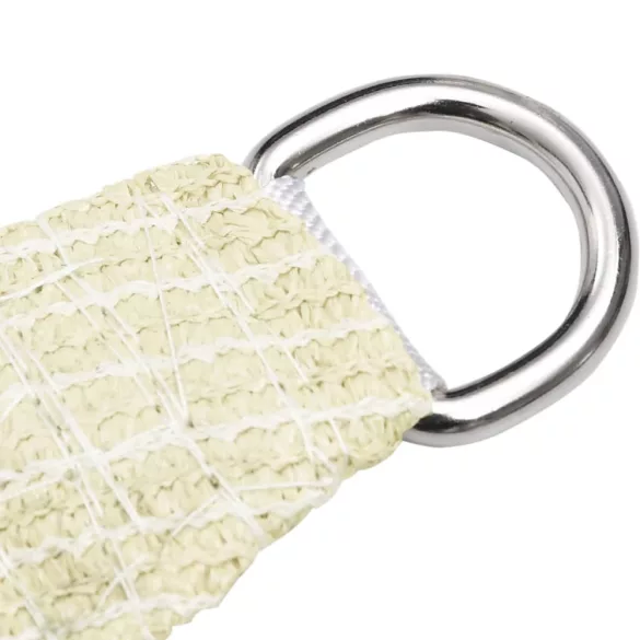 krémszínű HDPE napvitorla 160 g/m² 2,5 x 4,5 m