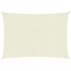 krémszínű HDPE napvitorla 160 g/m² 3 x 4,5 m