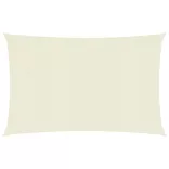 krémszínű HDPE napvitorla 160 g/m² 4 x 5 m