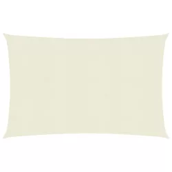 krémszínű HDPE napvitorla 160 g/m² 4 x 5 m