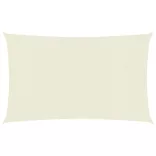 krémszínű HDPE napvitorla 160 g/m² 6 x 8 m