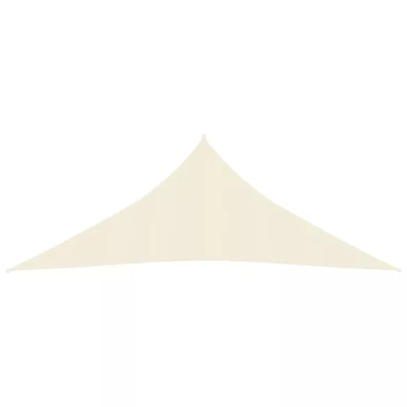 krémszínű HDPE napvitorla 160 g/m² 3 x 3 x 3 m