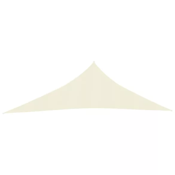krémszínű HDPE napvitorla 160 g/m² 3 x 4 x 5 m