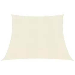 krémszínű HDPE napvitorla 160 g/m² 4/5 x 4 m