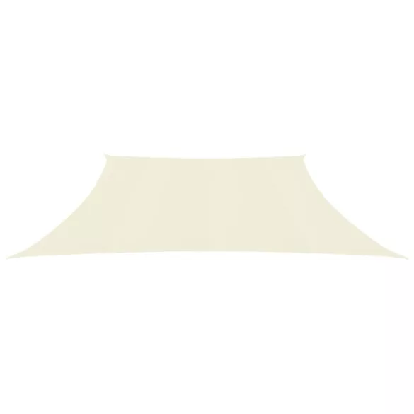 krémszínű HDPE napvitorla 160 g/m² 4/5 x 4 m