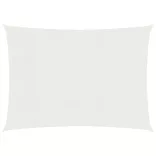 fehér HDPE napvitorla 160 g/m² 3,5 x 5 m