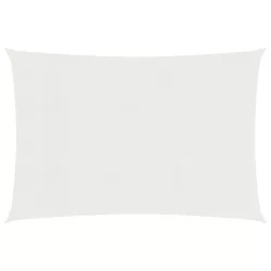 fehér HDPE napvitorla 160 g/m² 4 x 7 m