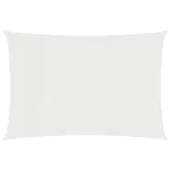 fehér HDPE napvitorla 160 g/m² 6 x 8 m