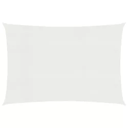 fehér HDPE napvitorla 160 g/m² 6 x 8 m