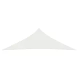 fehér HDPE napvitorla 160 g/m² 3,5 x 3,5 x 4,9 m